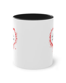 Forever In My Heart Two-Tone Coffee Mug, 11oz