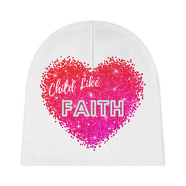 Child Like Faith Pink Baby Beanie