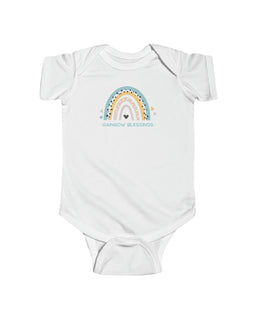 Rainbow Blessings Pastel Green Infant Bodysuit