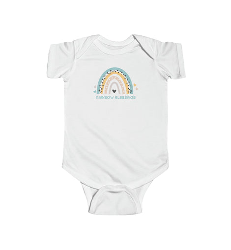 Rainbow Blessings Pastel Green Infant Bodysuit