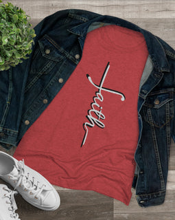 Faith Women's Triblend Tee
