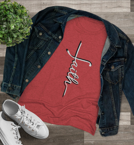 Faith Women's Triblend Tee