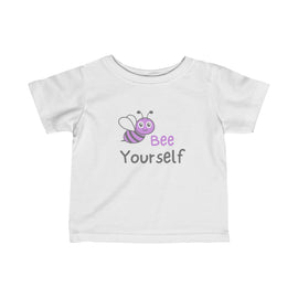 Bee Yourself Infant Tee - Purple