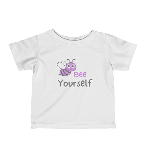 Bee Yourself Infant Tee - Purple