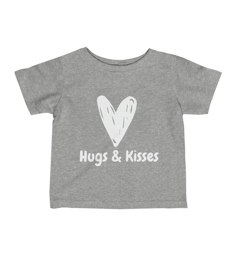 Hugs and Kisses Infant Fine Jersey Tee
