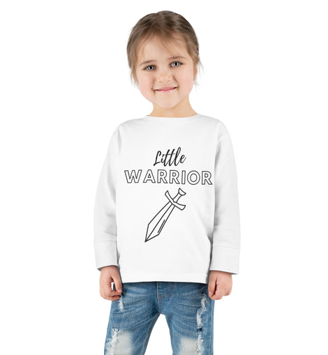 Little Warrior Toddler Long Sleeve Tee