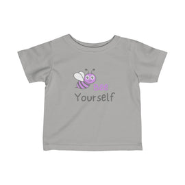 Bee Yourself Infant Tee - Purple